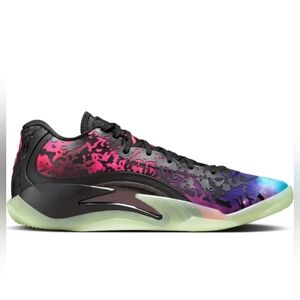 NIKE MENS JORDAN ZION 3 BLK/SOLAR RED VIVD PRPLE  SNEAKERS US 10.5/EU44.5/UK9.5